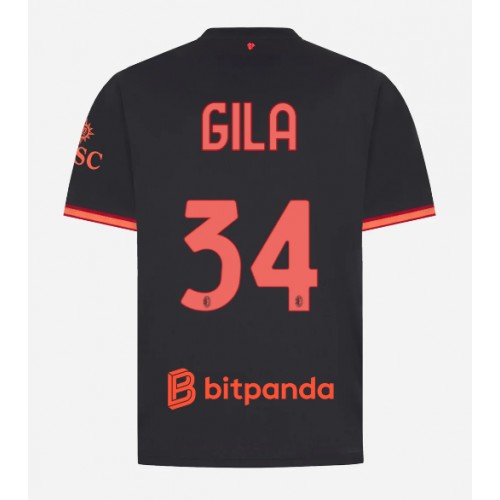 AC Milan Mario Gila #34 Tredjetrøje 2026-27 Kortærmet